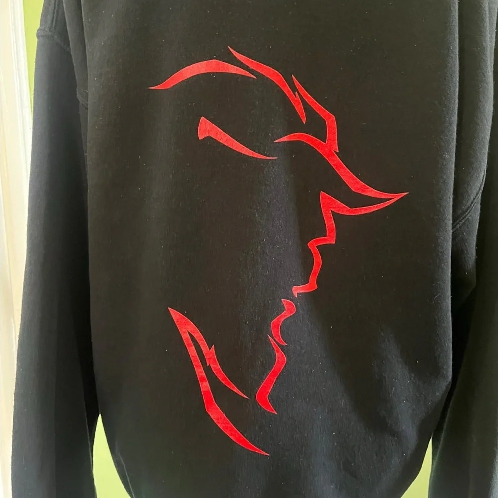Vintage 90s Broadway musical Disney beauty and the beast tour zip up hoodie - Picture 8 of 8